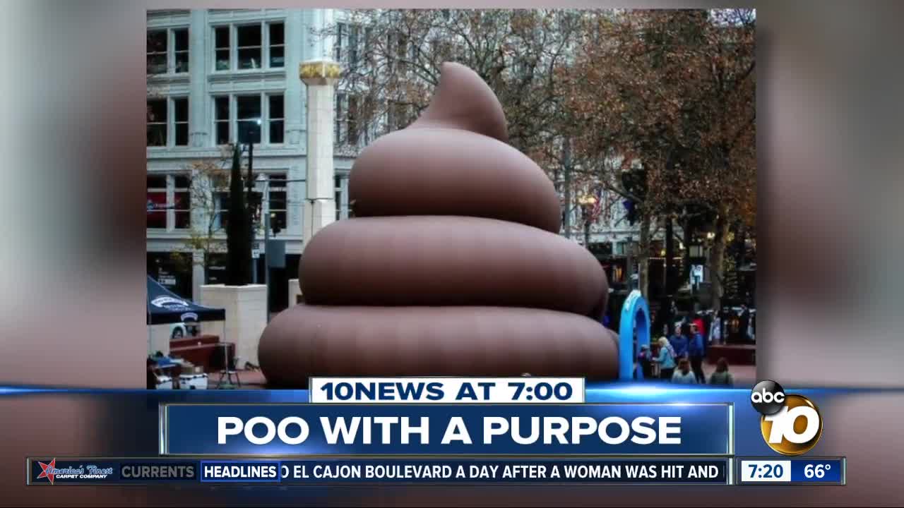 Giant poo emoji in downtown Portland?