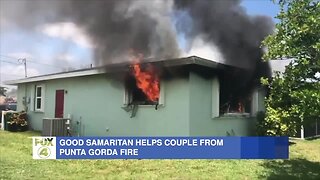 Good samaritan in Punta Gorda rescues woman from burning home