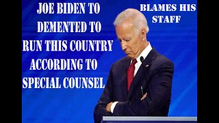JOE BIDEN JUST BLATANTLY LIED TO THE AMERICAN PEOPLE ABOUT THE ROBERT HUR REPORT ON HIS ILLEGAL DOC.