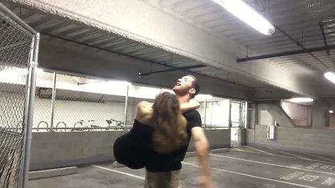 Bakersfield man dances with paralyzed girlfriend