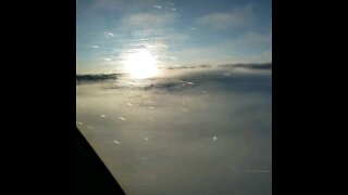 Flying Over Cloudtops in a Boeing 777