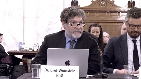 Covid Vaccine harm Senate Hearing hosted by Sen. Ron Joshnson 26-02-24 Dr Bret Weinstein