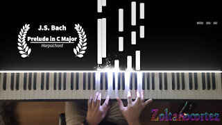 Bach: Prelude in C Major (harpsichord arr)