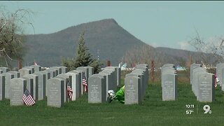Arizona Veterans Memorial Cemetery holds dedication ceremony of Bronze Eagle statue