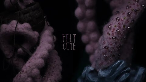 Making Fuzzy Squid Bits | Needle-felt & Polymer Clay