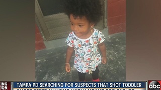 Tampa PD searching for suspects that shot toddler