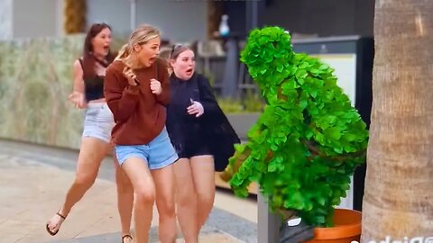 BUSHMAN PRANK : AMAZING HILARIOUS REACTIONS 2023