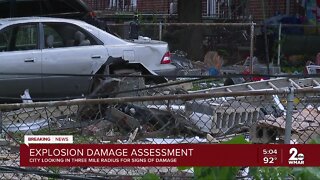 Baltimore City surveying damage caused by major gas explosion in Northwest Baltimore