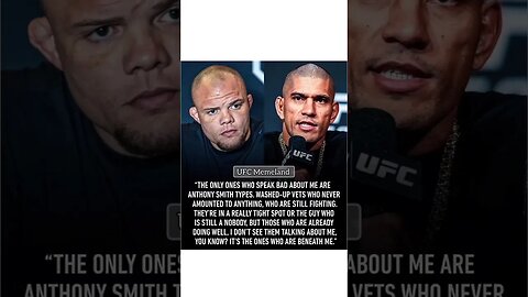 Alex Pereira when he sees Anthony Smith | UFC Paris | MMA | Memes | #shorts