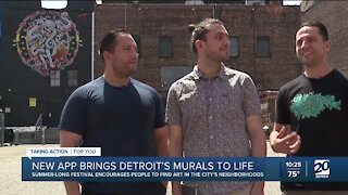 New app brings Detroit's murals to life