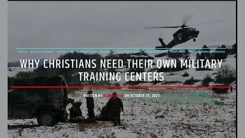 Why Christians Need Their Own Military Training Centers
