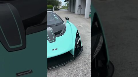 "Tiffany Blue McLaren Senna: Ultimate Luxury and Performance Unveiled"#viral #shorts #mclarensenna