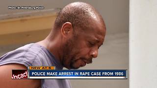 DNA evidence leads to arrest in more than 30-year-old rape case in St. Pete