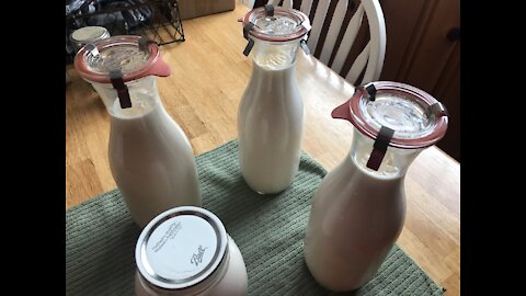 How to Pressure Can Milk in Weck Jars