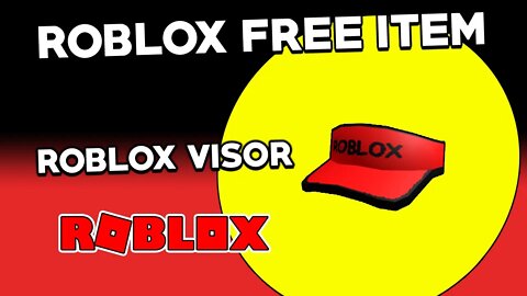 (Roblox Free Item) Roblox Visor