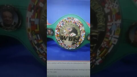 WBC aka World Boxing Council (WBC) Is Creating A Transgender League for Boxing