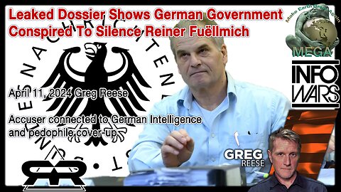 Leaked Dossier Shows German Government Conspired To Silence Reiner Fuëllmich · Apr 11, 2024 Greg Reese · Accuser connected to German Intelligence and pedophile cover-up