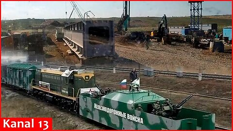 Russians build railway to Berdyansk, but it's vulnerable to Ukrainian strikes