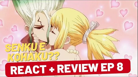 Carta na Manga!! React + Review Dr Stone S3 Epi 8