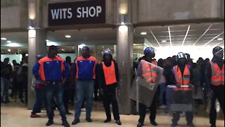 SOUTH AFRICA - Johannesburg - Wits Protest (ooU)