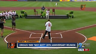 Orioles 1989 "Why Not" 30th Anniversary reunion