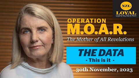 Operation M.O.A.R - The Mother of All Revelations. The Data - This is it.