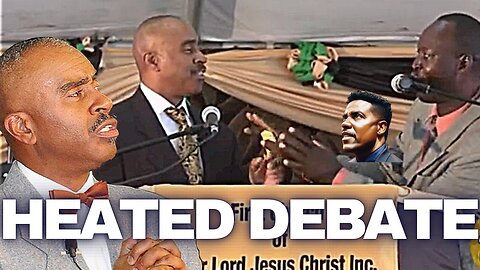 Pastors Gino Jennings Debate The Sabbath Day, and 6 vs 10 commandments with Pastor Michael Evans