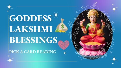 🌸GODDESS LAKSHMI🌸PICK A CARD READING #goddess #lakshmi #fortune #love #pickacard