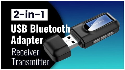 LCD Display Usb Bluetooth Dongle Adapter