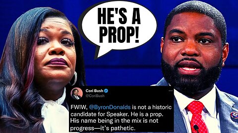 Radical Leftist Cori Bush Gets DESTROYED For Calling Byron Donalds A "Prop" For White Supremacy
