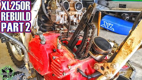 Honda XL250R Top End Rebuild Part 2 | Reassembly