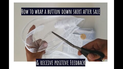 How I #giftwrap, pack & ship a shirt sold online/Selling #ebay, Esty, packing fulfilling order