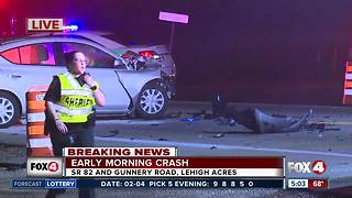 Crash on SR 82 in Lehigh Acres causes roadblock