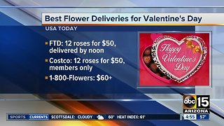 Last-minute flower deals for Valentine's Day