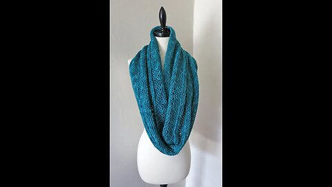 Winter Wrap Infinity Scarf Shawl Tutorial Free Crochet Pattern Download