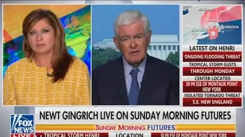 Newt Gingrich on Fox News Channel's Sunday Morning Futures | August 22, 2021