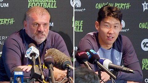 'Money IMPORTANT but I DREAM of playing in PREMIER LEAGUE' | Son, Postecoglou | Tottenham v West Ham