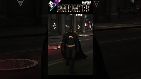 GTA5mods Custom Ped Showcase: Michael Keaton BATMAN89 defends Los Santos! #batman89 #gta5mods