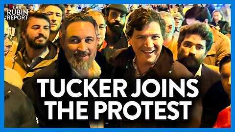 Tucker Carlson Gets a Big Reaction When He Joins This Protest