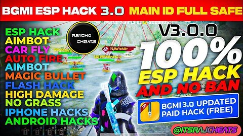 BGMI HACK 3.0.0 | BGMI 3.0.0 MOD APK | BGMI ESP HACK | BGMI NEW HACK TODAY | HOW TO HACK BGMI HACK