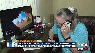 Police warning users of ransomware