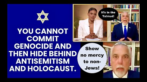 Candace Owens Rabbi Barclay Expose Jewish Supremacy Talking Down To Blacks Who Oppose Gaza Genocide