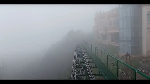 Thrilling Toy Train Adventure in Zero visibility | Bana Hills, Danang, Vietnam | French Village |