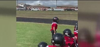 Boy's pep talk goes viral