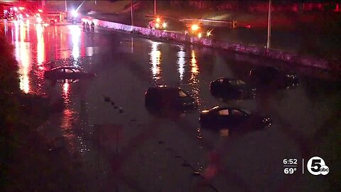 Multiple rescued after I-90 floods in Lakewood