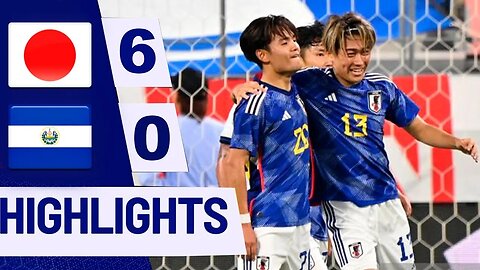 Japan 6-0 El Salvador I All Goals & Highlights 2023 I