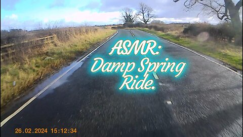 ASMR Motorcycle Relaxation: Damp Spring Ride