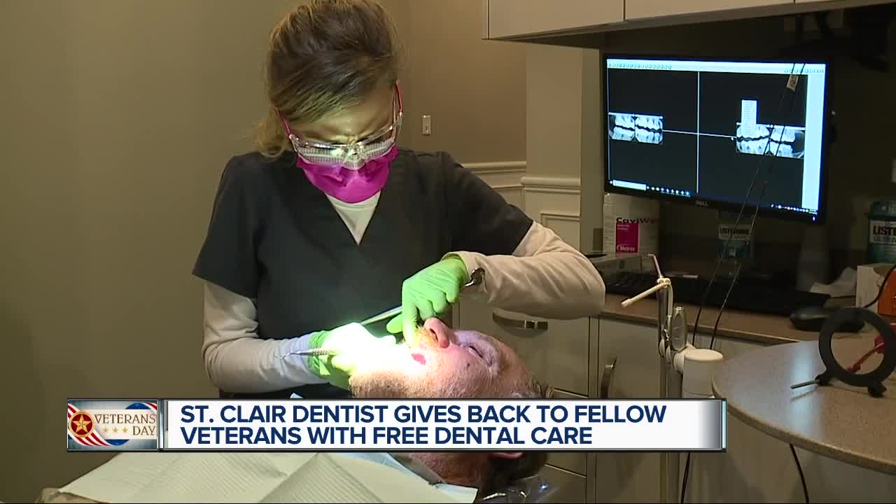 Local dentist who is a Navy veteran offering free dental care on Veterans Day