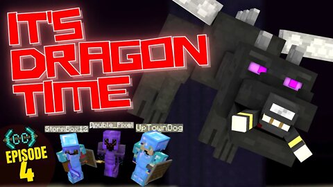 Poor UpTownDog! Hilarious Four Man Squad Takes on The Dragon (CreatorCraft SMP Episode 4)