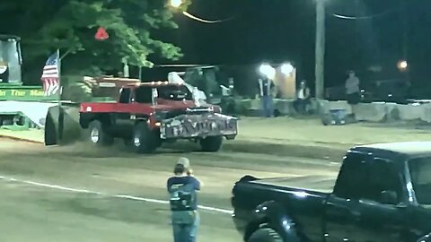 Pro Stock Truck Pull 2018 Delaware Ohio Far Grounds Amazing Long Pull